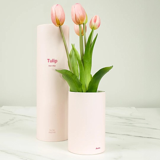 Tulipani artificiali realistici con profumo floreale