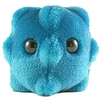 Peluche con virus del raffreddore