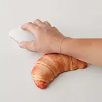 Poggiapolsi per mouse a forma di croissant