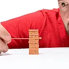 Jenga in miniatura