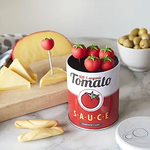 Forchette da aperitivo a forma di pomodoro