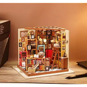 Modello di libreria in miniatura da costruire da soli