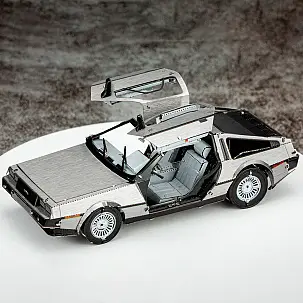 Kit di costruzione 3D Metal Earth: DeLorean Ritorno al futuro