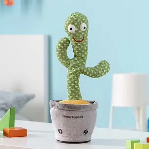 Cactus danzanti e parlanti con musica e luce multicolore