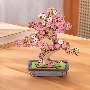 Modellino in legno di bonsai Sakura