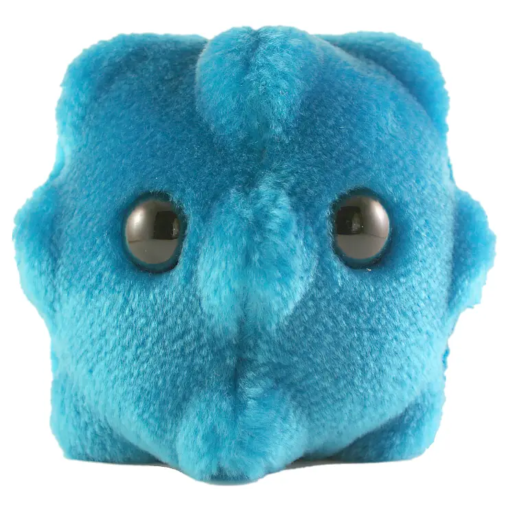 Peluche con virus del raffreddore