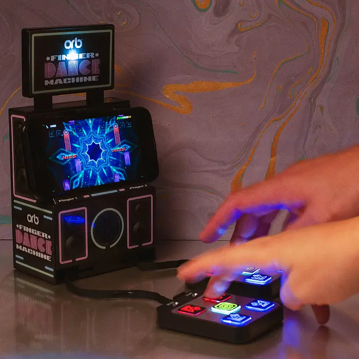 Mini console per la danza delle dita