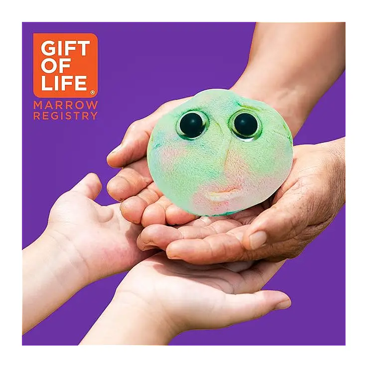 Parte del ricavato va a Gift of Life, per aiutare le persone malate a trovare un donatore.