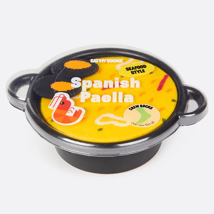 Calzini originali a forma di paella