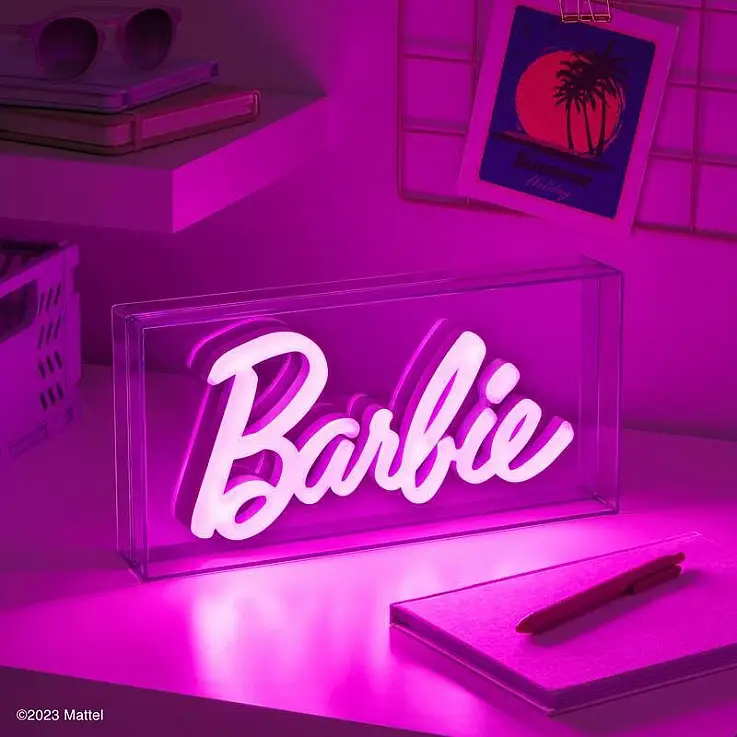 Lampada al neon Barbie