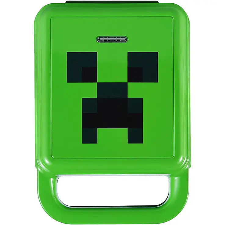 I waffle hanno la forma di una testa di Creeper.