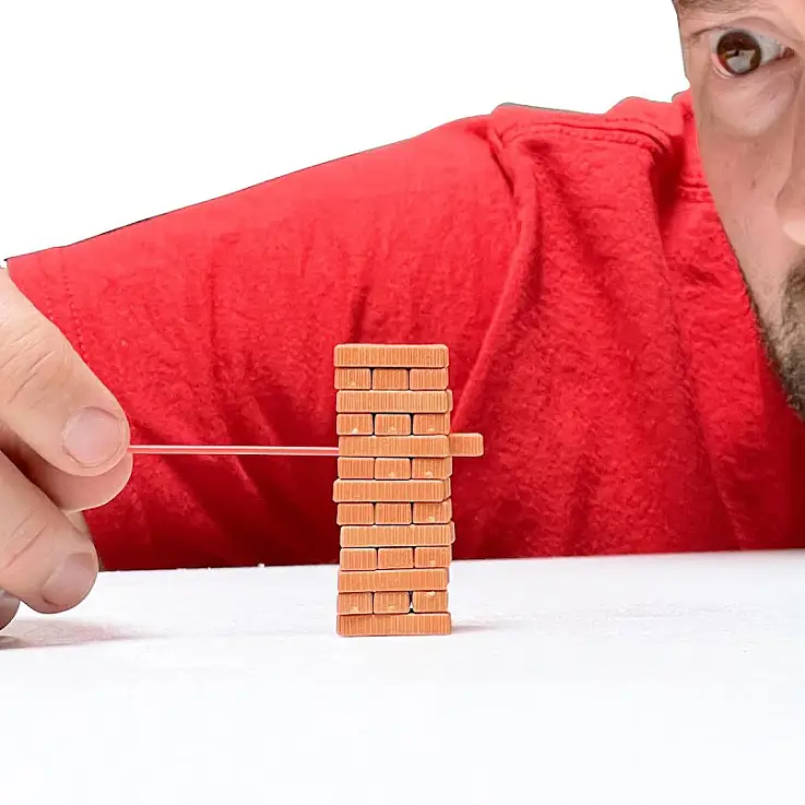 Jenga in miniatura